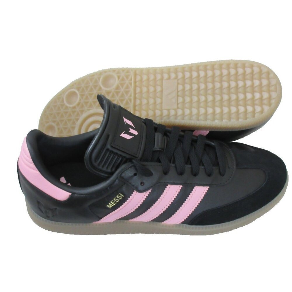 Adidas Men's Samba Messi Black Pink Gum Bottom Soccer Shoes Sizes NIB JP7845 - Picture 4 of 7